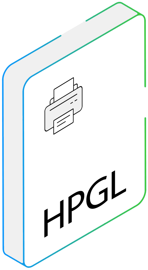 HPGL file converter HPGL